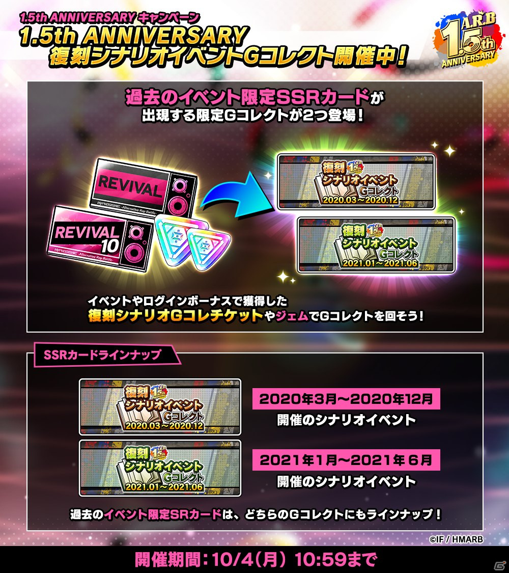 「ヒプノシスマイク -Alternative Rap Battle-」にて1.5th ANNIVERSARYキャンペーンが開催！の画像3