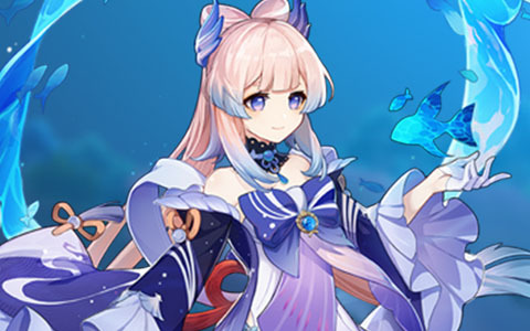 「原神」新★5キャラクター「珊瑚宮心海（CV：三森すずこ）」がイベント祈願「海原に浮かぶ虹珠」に登場！