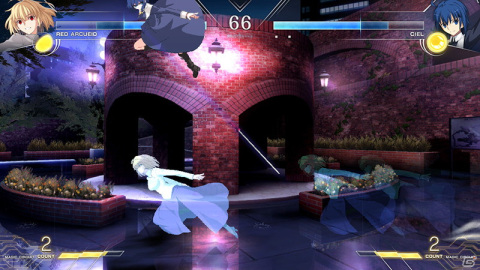 「MELTY BLOOD: TYPE LUMINA」に「暴走アルクェイド」が参戦！紫色のロングスカート姿で登場の画像17