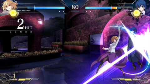 「MELTY BLOOD: TYPE LUMINA」に「暴走アルクェイド」が参戦！紫色のロングスカート姿で登場の画像21
