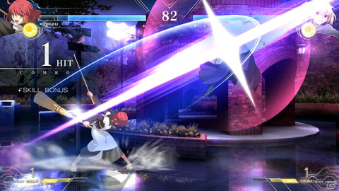 「MELTY BLOOD: TYPE LUMINA」に「暴走アルクェイド」が参戦！紫色のロングスカート姿で登場の画像22