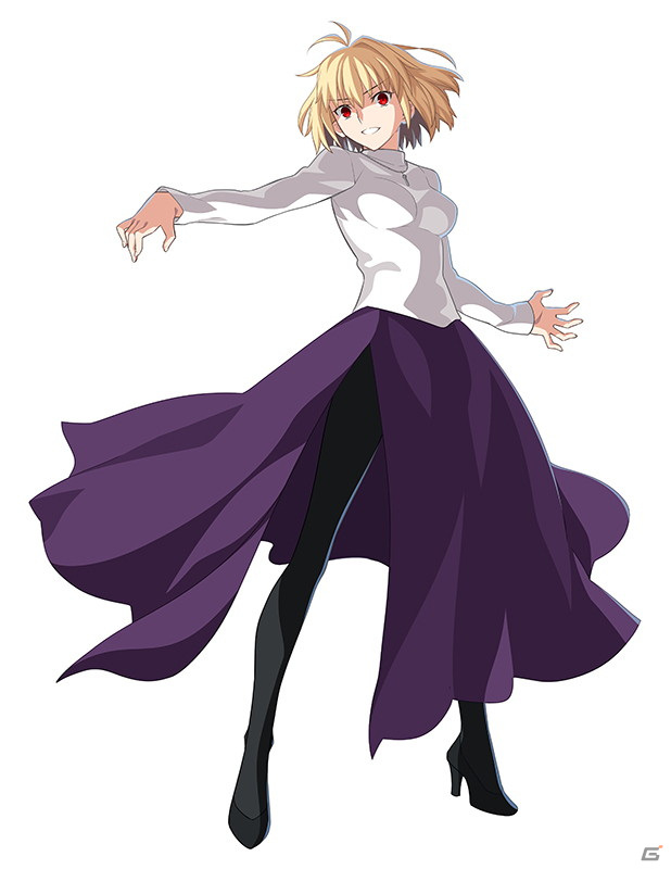 「MELTY BLOOD: TYPE LUMINA」に「暴走アルクェイド」が参戦！紫色のロングスカート姿で登場の画像2