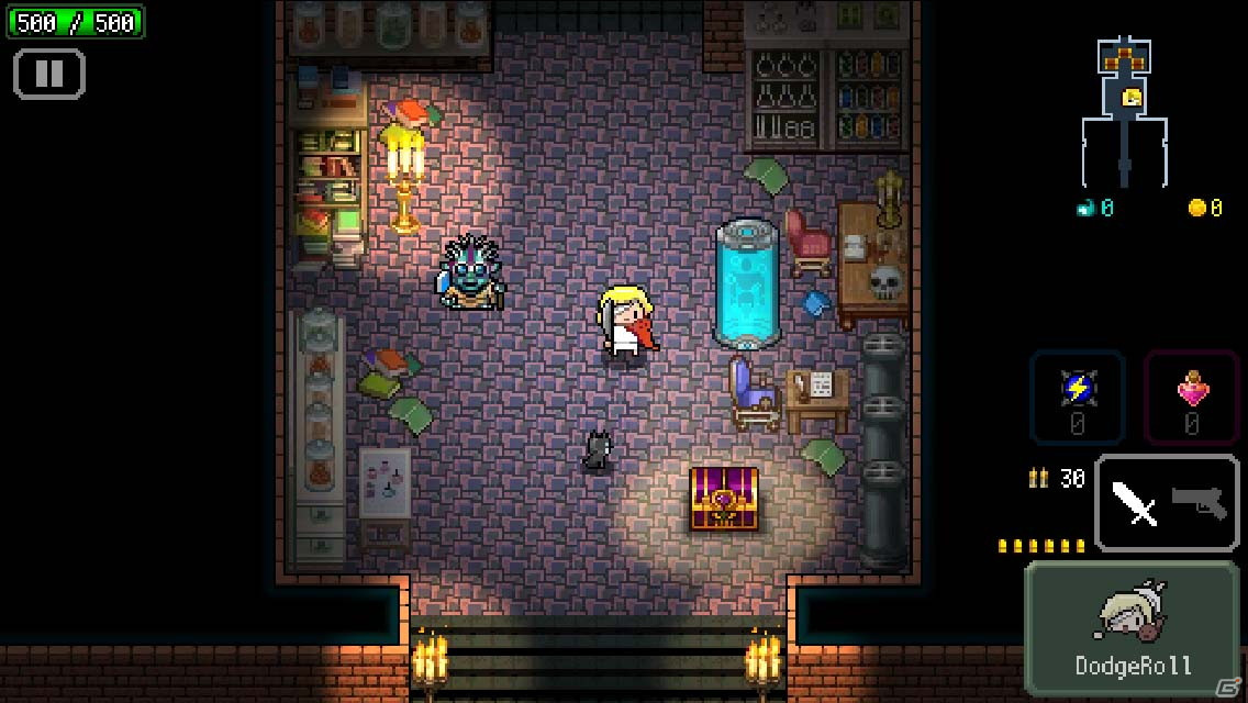 iOS/Android版「ラズベリーマッシュ」が配信開始！ファンタジー＆兵器＆バイオレンスが融合したローグライクアクションの画像3