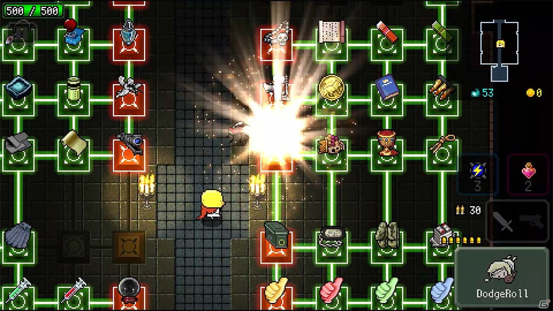 iOS/Android版「ラズベリーマッシュ」が配信開始！ファンタジー＆兵器＆バイオレンスが融合したローグライクアクションの画像4