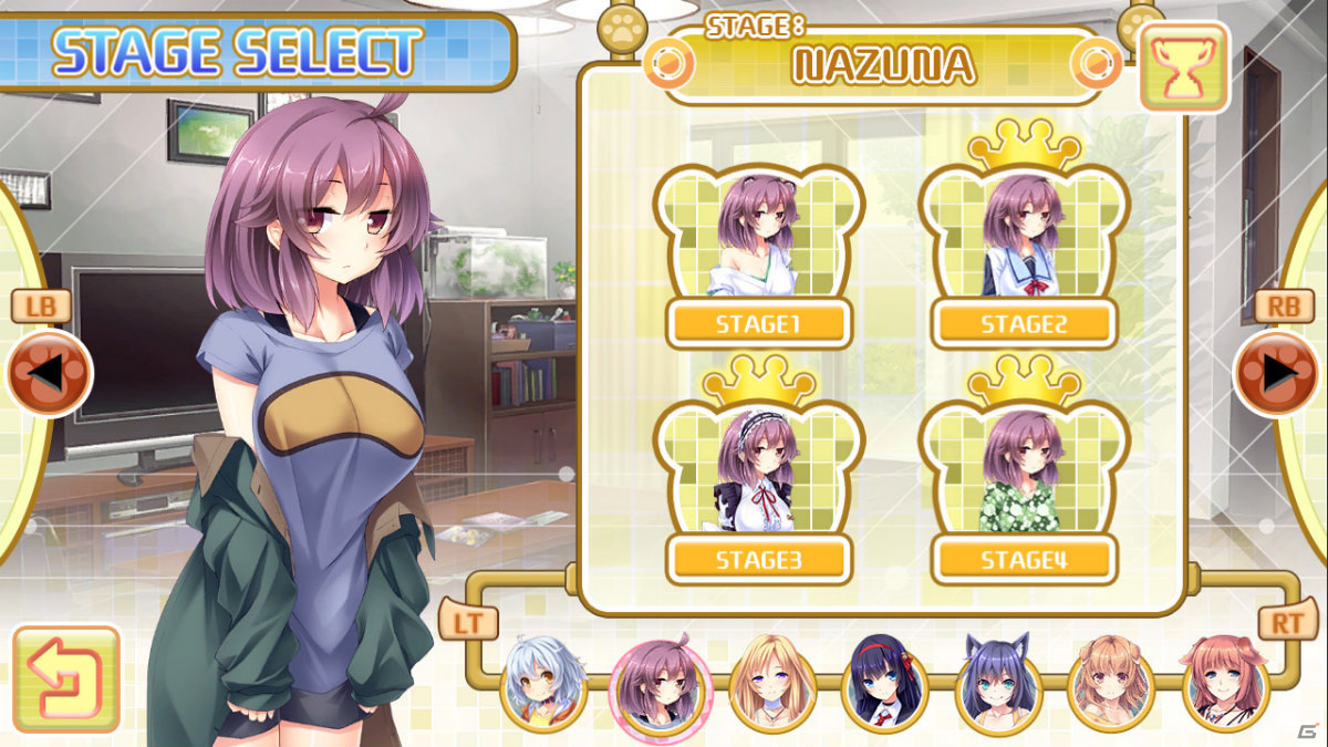 アニマルな女の子たちのコスチュームを集めよう！バッティングアクション型ブロック崩しゲーム「Pretty Girls Breakout!」がSteamで配信の画像7