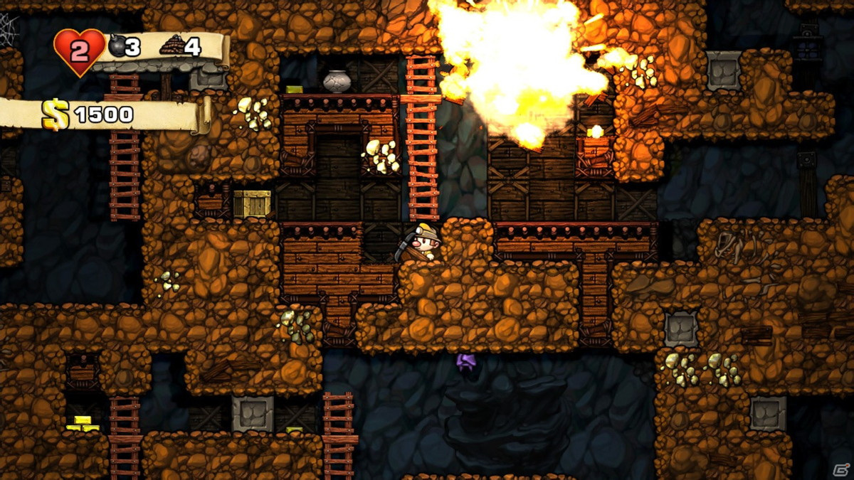 手応えある2Dプラットフォームアクションが楽しめる「Spelunky 2」のPS4/Switch版が配信開始！の画像2