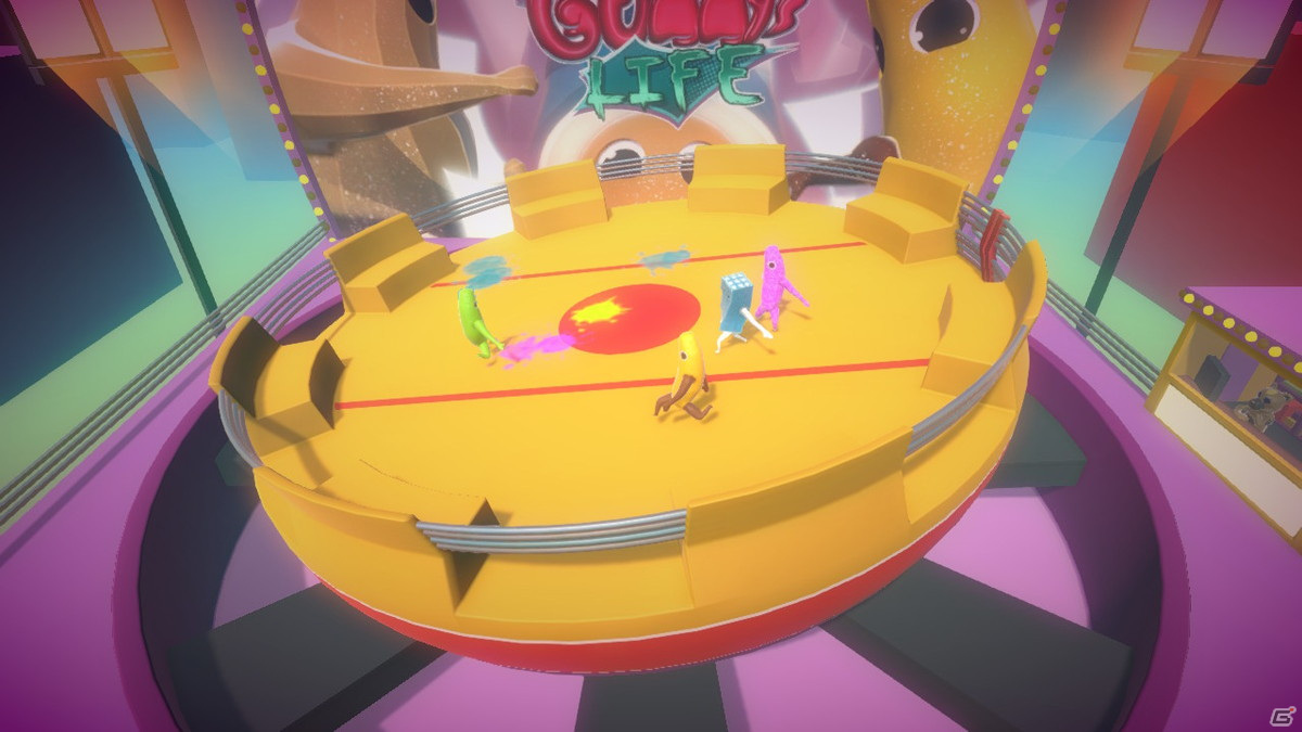お菓子の“グミ”による大乱闘が発生！オフライン＆オンラインで楽しめるパーティゲーム「グミーズライフ」がPS5/PS4/Switchで配信決定の画像2