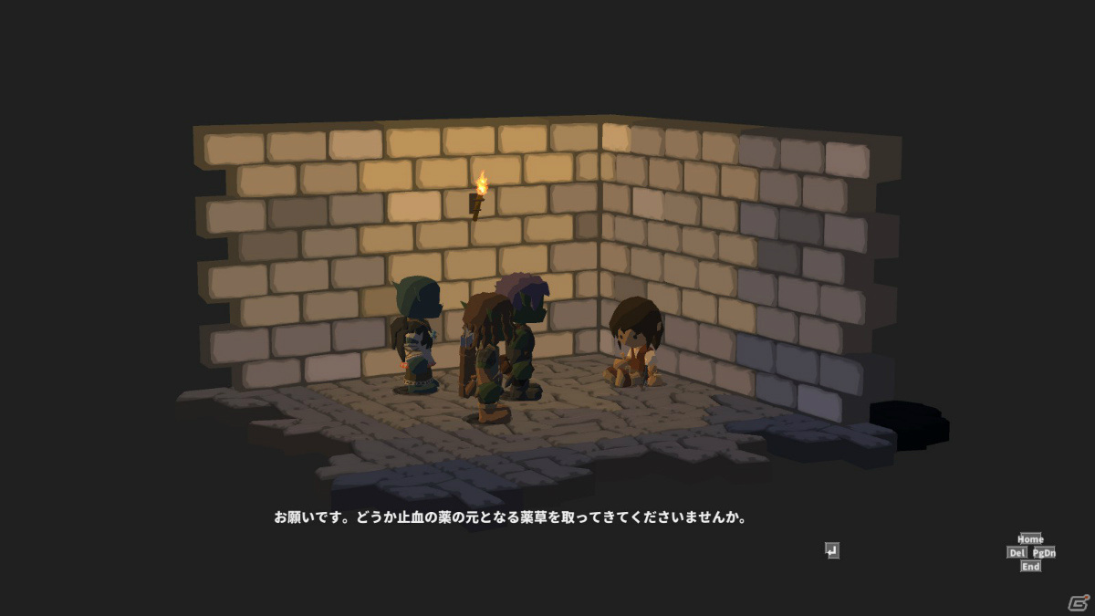 「両手いっぱいに芋の花を」がSwitch/Steamで2022年初冬に発売！「ヒーラーは二度死ぬ」のPon Pon Gamesによる3Dダンジョン探索RPGの画像6