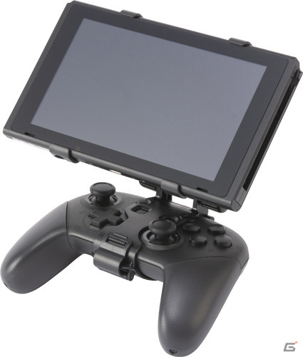 Switch本体をProコンに固定できるマウントホルダーが登場！装着したまま縦横画面の切り替えや角度調節が可能の画像4