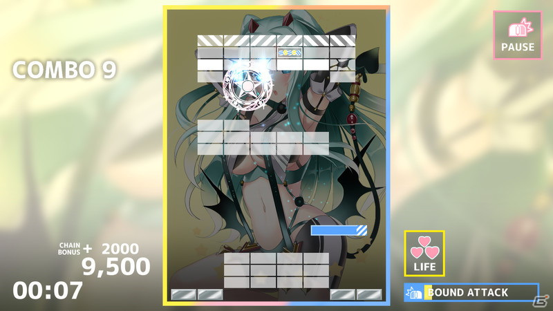 Steam版「変身少女 Second Magic」が配信開始！ブロックを崩して少女たちを変身させるちょっぴりセクシーなブロック崩しゲームの画像3