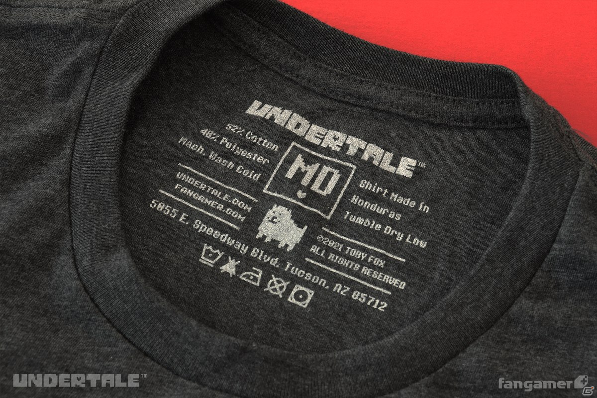 Fangamerより「UNDERTALE」＆「DELTARUNE」の最新グッズが登場！Tシャツやエコバッグ、キャップなど7点の画像8