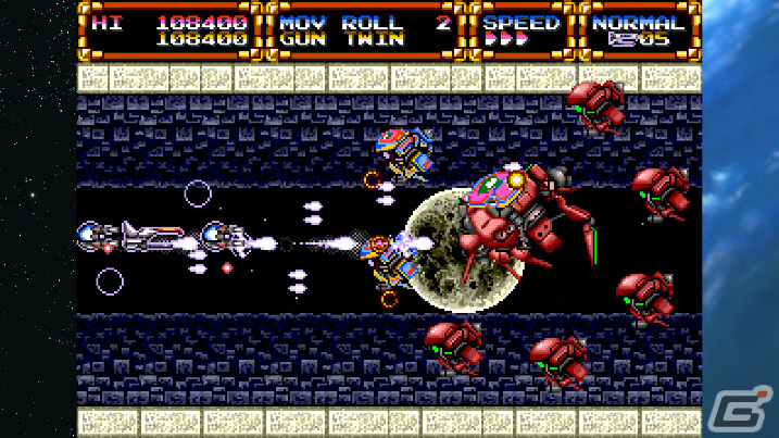 伝説のSTG「GLEY LANCER」がSwitchで配信！49種の組み合わせがある「ガンナー」と「ムーバー」を駆使して敵に挑めの画像4