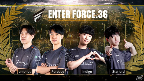 「PUBG JAPAN CHALLENGE 2021 FINAL」の最終結果が公開！優勝はENTER FORCE.36にの画像1