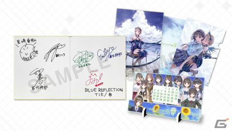 「BLUE REFLECTION TIE/帝」フォトコンテスト＆感想ツイートキャンペーンが同時開催！出演声優6名の寄せ書き色紙などが当たるの画像3