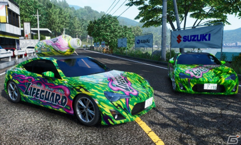 頭文字D THE ARCADE」にて「ライフガード」とのコラボレーション