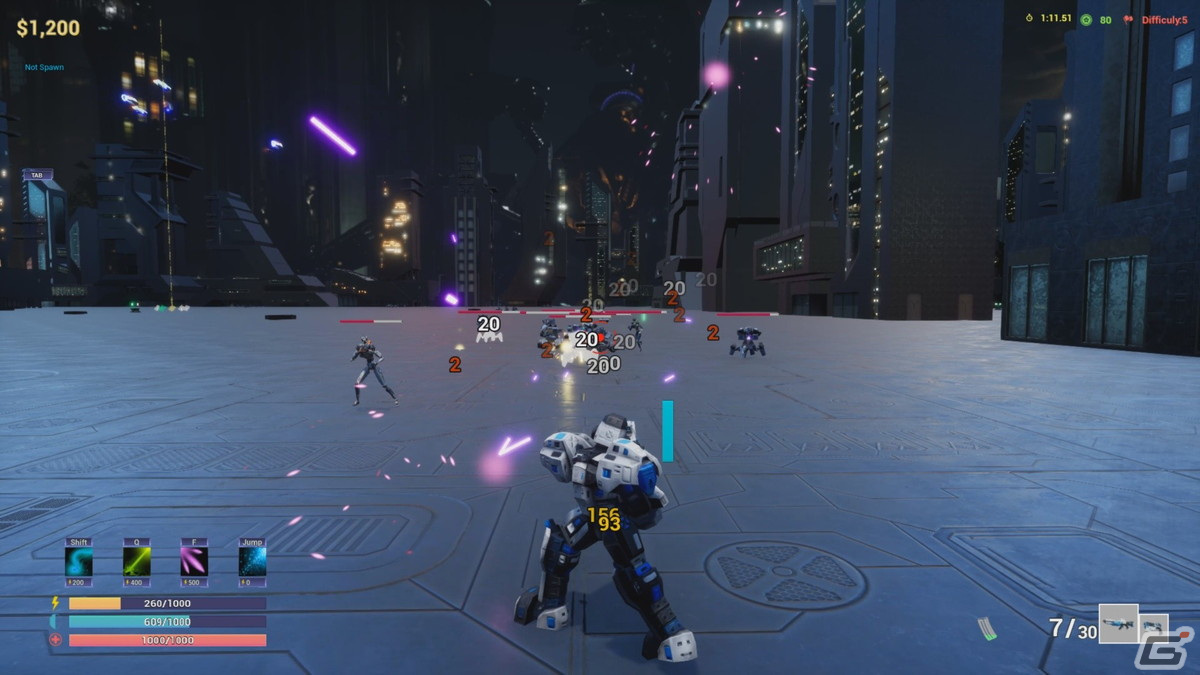 ローグライクとハクスラ要素を融合した3D弾幕STG「MechNest-メックネスト-」のアーリーアクセスがSteamにて10月23日に開始！の画像11