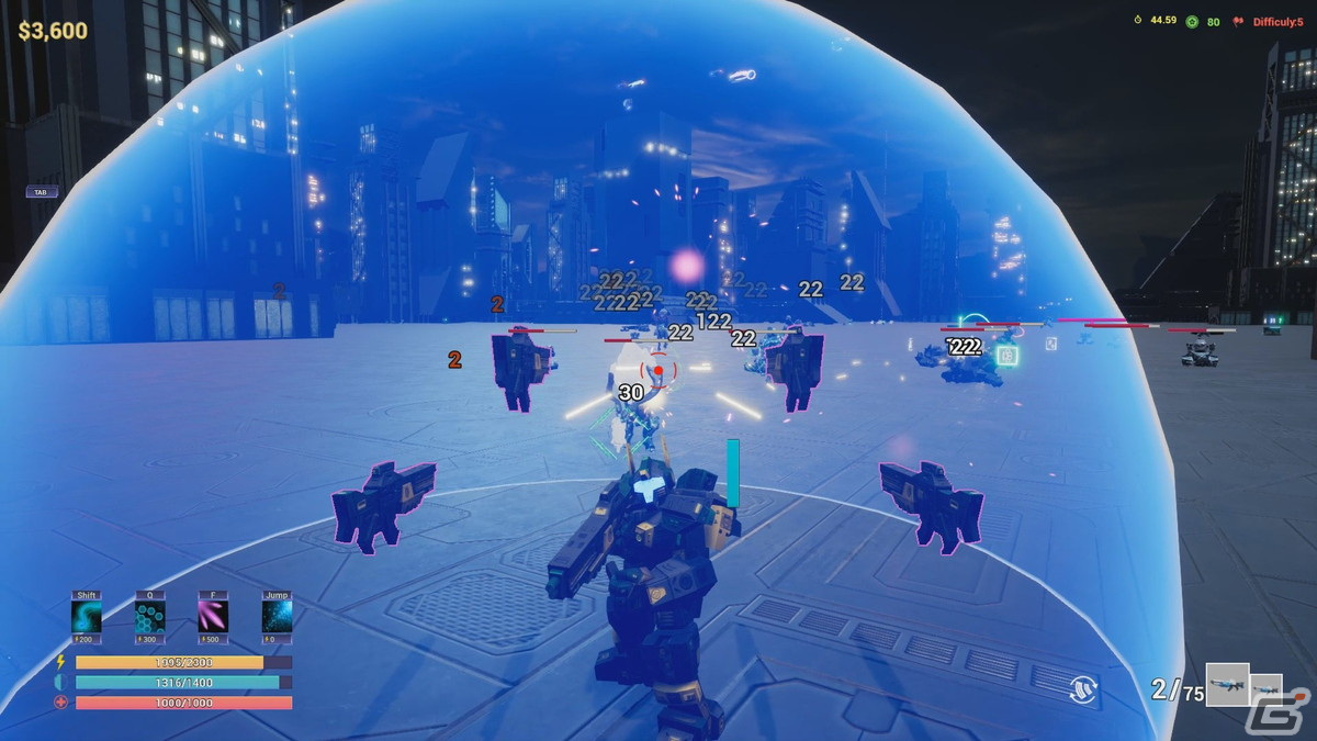 ローグライクとハクスラ要素を融合した3D弾幕STG「MechNest-メックネスト-」のアーリーアクセスがSteamにて10月23日に開始！の画像4