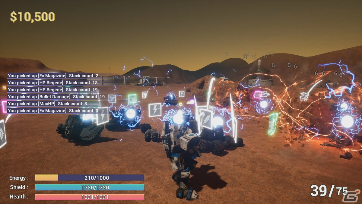 ローグライクとハクスラ要素を融合した3D弾幕STG「MechNest-メックネスト-」のアーリーアクセスがSteamにて10月23日に開始！の画像9