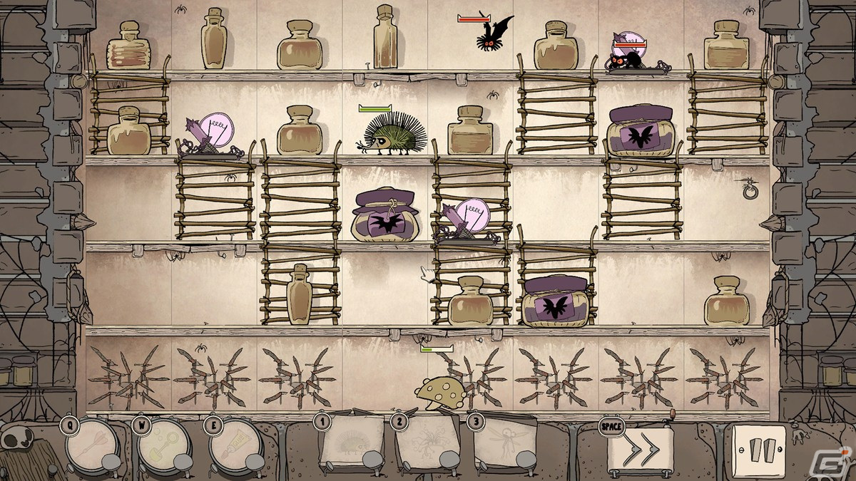 パズルとタワーディフェンス要素が楽しめるストラテジーゲーム「JARS」がSwitch/Steam向けに配信開始！地下室の謎を解き明かそうの画像2