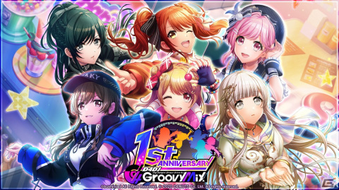 「D4DJ Groovy Mix」にて1周年記念映像が公開！記念イベント「1st Anniv. Groovy FES.」を開催の画像1