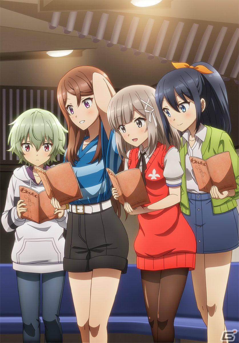TVアニメ「CUE!」のキービジュアル「Flower」「Bird」が解禁！六石陽菜ら8名のキャラクター設定も公開の画像1