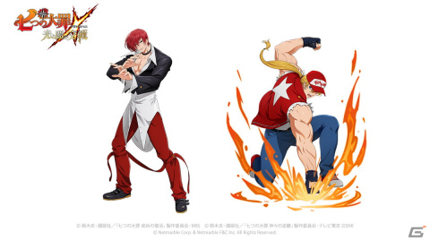 「七つの大罪 ～光と闇の交戦～」にて「KOF '98」コラボリターンズが開催！新たにテリー・ボガードと八神庵が登場の画像2