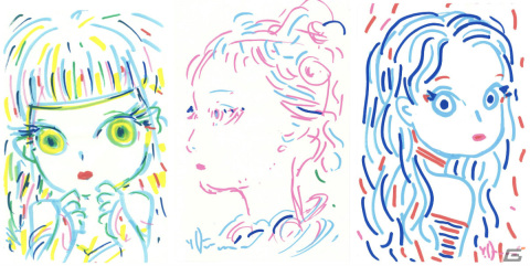 天野喜孝氏によるファインアート「CANDY GIRL」の企画展が11月5日よりKIKKA GALLERYで実施！の画像3