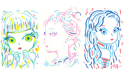 天野喜孝氏によるファインアート「CANDY GIRL」の企画展が11月5日よりKIKKA GALLERYで実施！