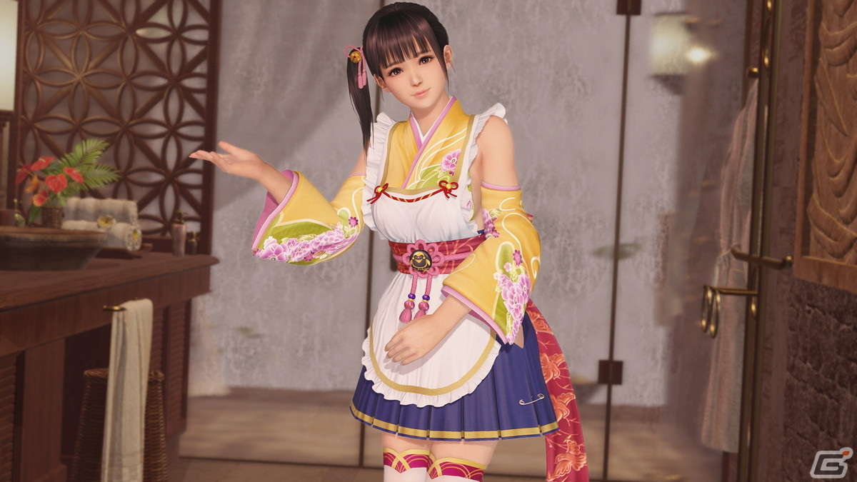 DEAD OR ALIVE XVV」女将修行を積むために訪れた新女神「こはる（CV
