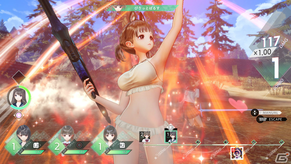 「BLUE REFLECTION TIE/帝」有料DLC＆無料アップデート第1弾が配信！新衣装「もてなしにゃんにゃん」や新たなマップが登場の画像18