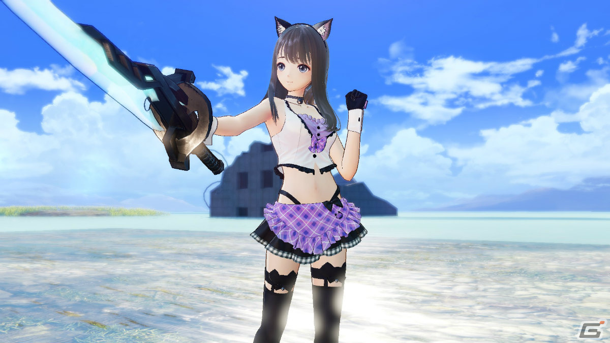「BLUE REFLECTION TIE/帝」有料DLC＆無料アップデート第1弾が配信！新衣装「もてなしにゃんにゃん」や新たなマップが登場の画像7