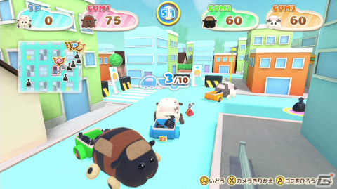 「PUI PUI モルカー Let's！モルカーパーティー！」ミニゲーム「おそうじモルカー！」や「モル・オブ・ザ・デッド」を紹介！の画像1