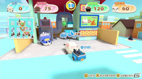 「PUI PUI モルカー Let's！モルカーパーティー！」ミニゲーム「おそうじモルカー！」や「モル・オブ・ザ・デッド」を紹介！の画像2