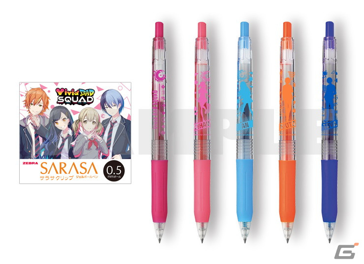 「プロジェクトセカイ カラフルステージ！」より「サラサクリップ カラーボールペン」など新グッズの予約受付が開始！の画像4