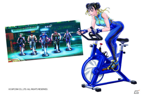 目指せ春麗！自宅用フィットネス器具ブランド・STEADYから「ストリートファイターV」春麗モデルのコラボスピンバイクが登場の画像3