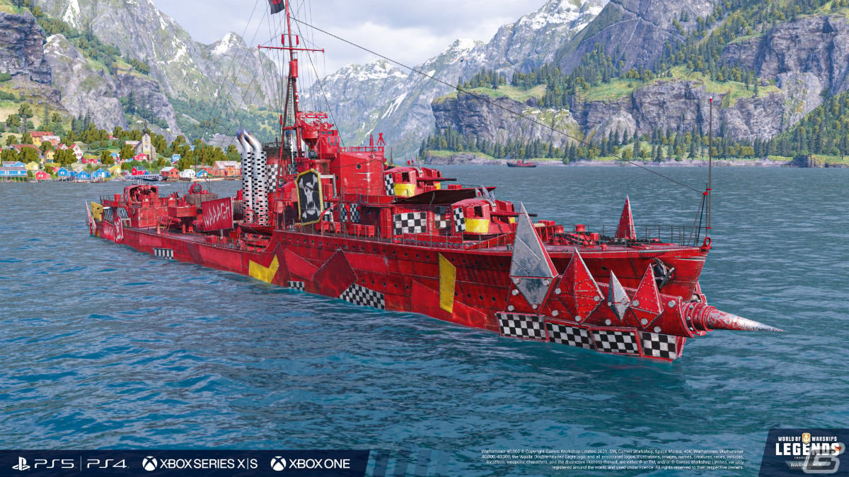 「World of Warships: Legends」にて「Warhammer 40,000」とのコラボ第2弾が実施！イギリス航空母艦もアーリーアクセスで登場の画像6