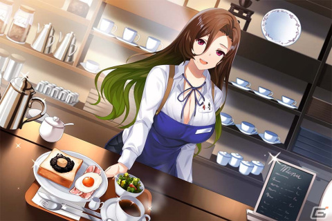 「プラスリンクス」艶やかなお姉さん系ヒロインの奥菜光が登場！喫茶店のマスターとの大人な恋物語を楽しもうの画像1