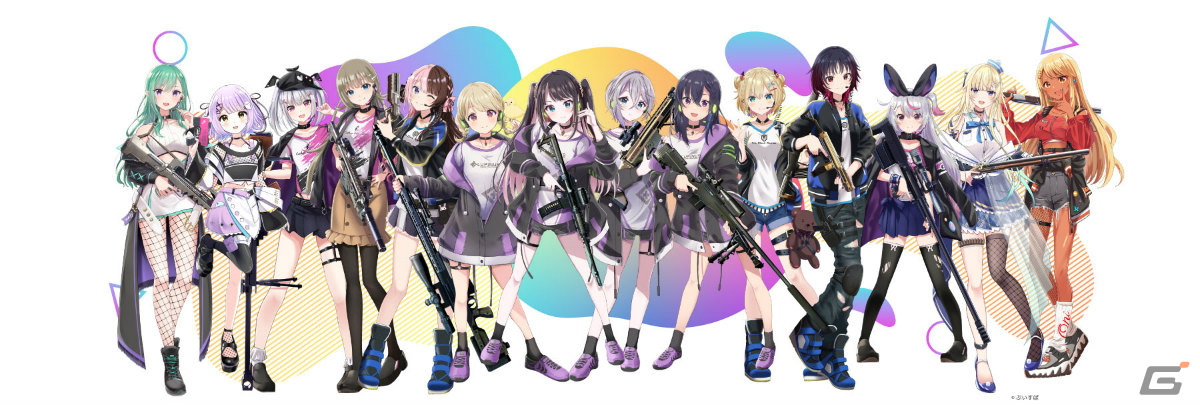 アニメキャラクター ぶいすほ 次世代バーチャルeスポーツプロジェクト「ぶいすぽっ！」の公式