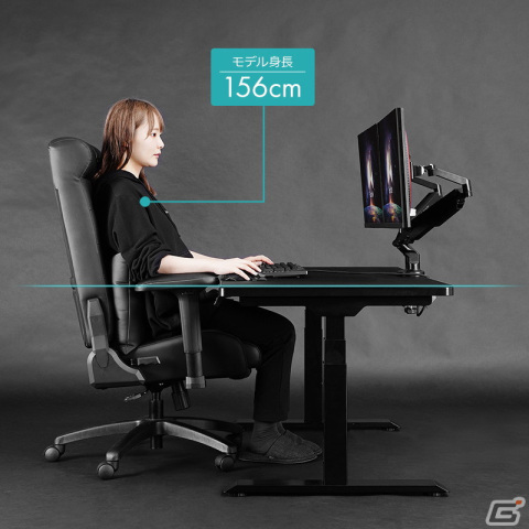 “寝る、立つ、座る。”三大ゲーム姿勢をフルカバーする電動スーパーゲーミングデスクが登場！の画像18