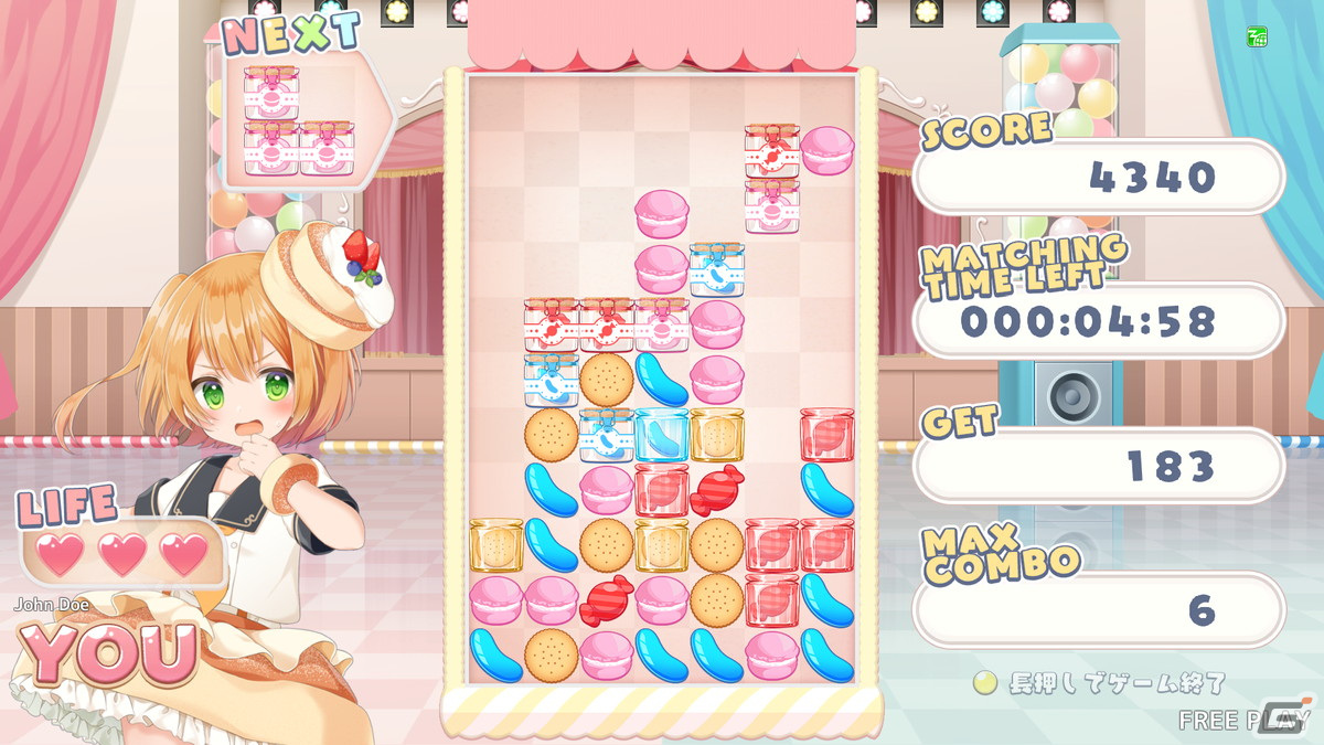 可愛い美少女たちの落ちものパズルゲーム「かしおり」APM3版のロケテストが11月15日より開始！の画像3