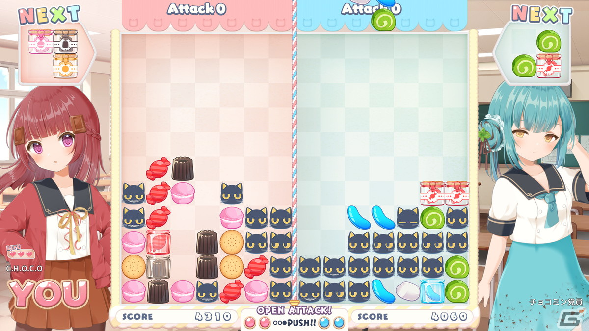 可愛い美少女たちの落ちものパズルゲーム「かしおり」APM3版のロケテストが11月15日より開始！の画像4
