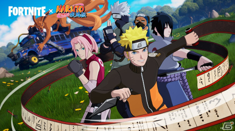 「フォートナイト」と「NARUTO -ナルト- 疾風伝」がコラボ!クリエイティブモードには木ノ葉隠れの里も登場の画像1