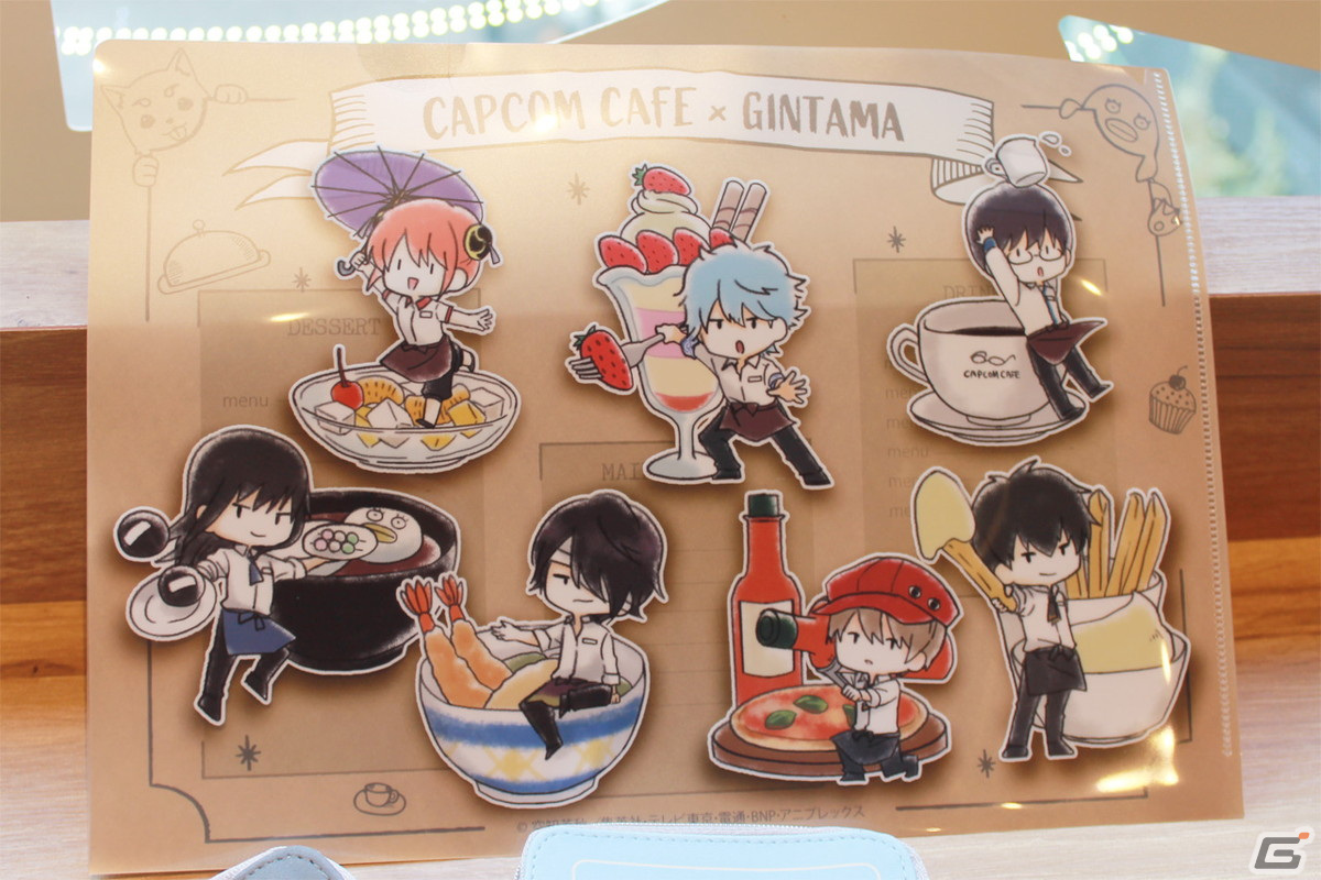 カプコンカフェ池袋店とアニメ「銀魂」がコラボ！キュートな