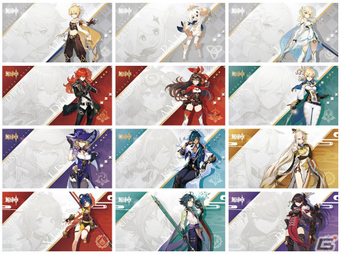 「『原神』フェア in animate」が12月9日より実施！パイモンやディルックのポストカードを手に入れようの画像1