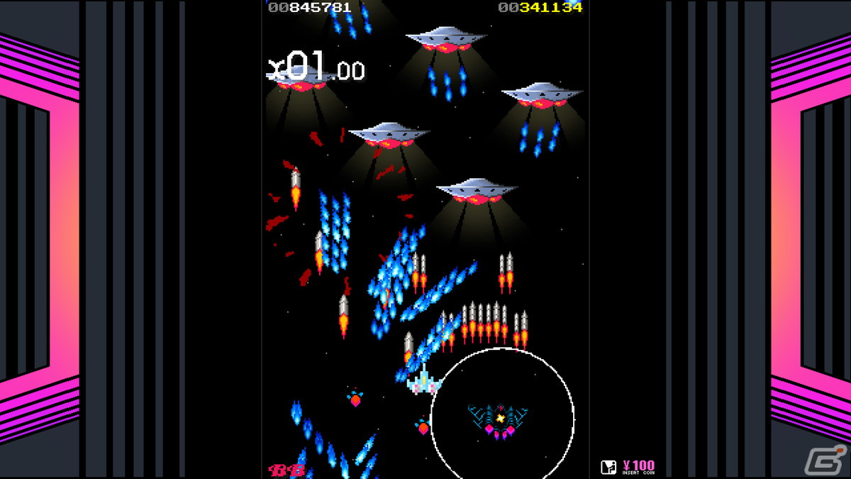 往年のアーケードゲームを連想させるビジュアルが特徴の弾幕STG「スペースモス・ルナエディション」が配信開始！の画像9