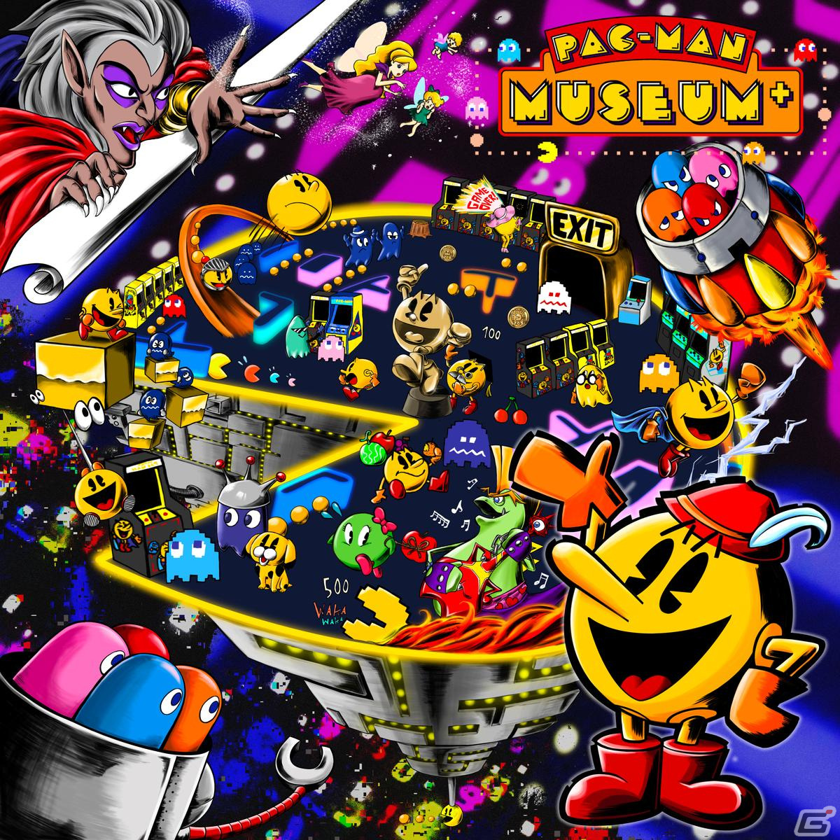 PS4/Xbox One/Switch/Steam「PAC-MAN MUSEUM＋」が2022年に発売！「パックマン」シリーズから14作品を収録の画像1