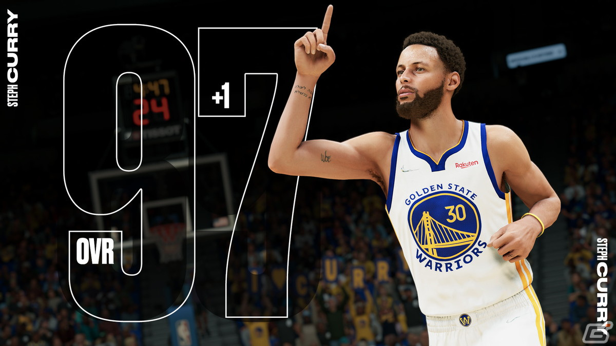 NBA 2K22」ステフィン・カリー選手やケビン・デュラント選手などの総合