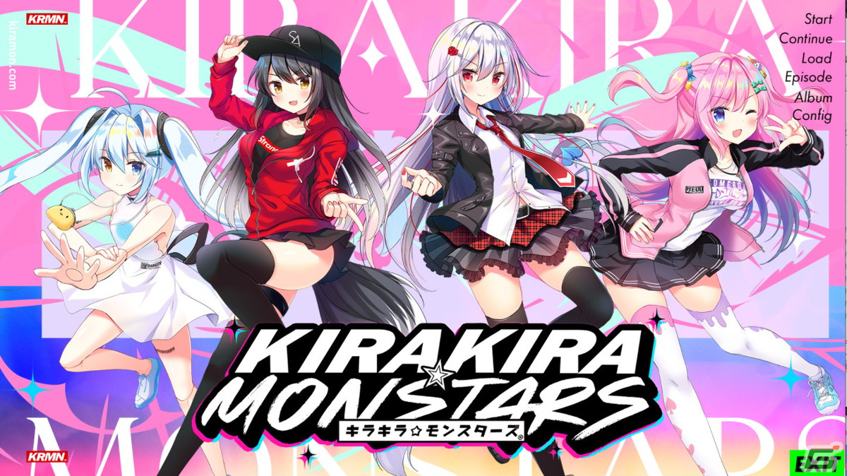吸血鬼や狼少女など4人の少女たちによる仲良し幸せ百合コメディビジュアルノベル「キラキラモンスターズ」がSteamで配信開始！の画像2