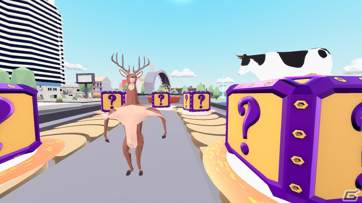 スローライフ街破壊ゲーム「ごく普通の鹿のゲーム DEEEER Simulator」がPS4/Xbox/Switch/Steamにて発売！の画像6