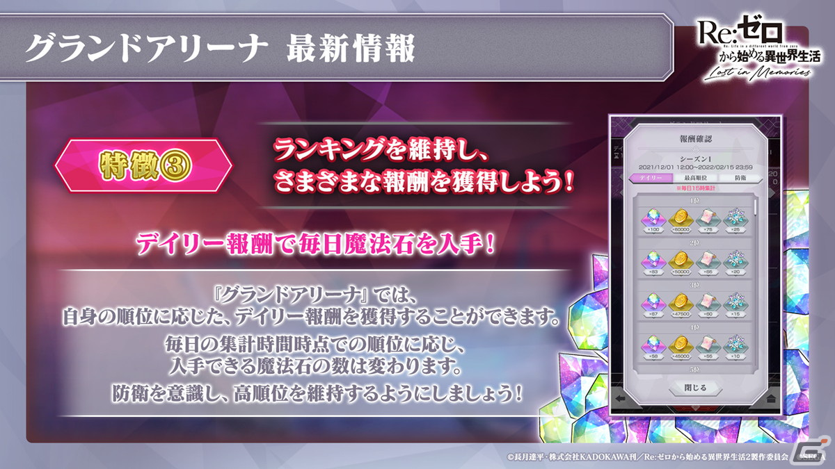 「リゼロス」クリスマス衣装のエキドナ、ペトラが登場！新バトルコンテンツ「グランドアリーナ」の詳細も明らかにの画像8